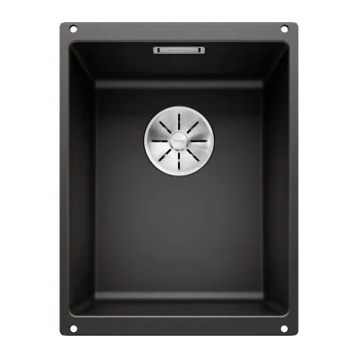 PRONTA CONSEGNA - Blanco | Lavello una vasca SUBLINE 320-U 1525983 finitura nero da 35x46 cm - Sottotop