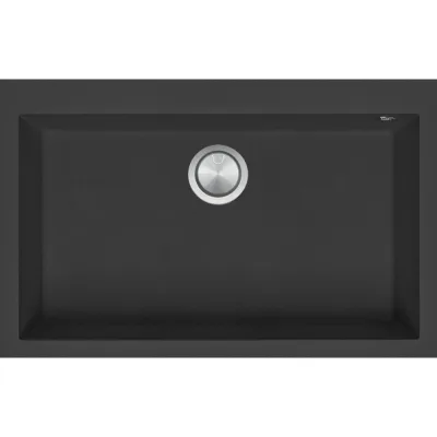 Barazza Lavello una vasca SOUL 1LSO81N finitura b_granite nero da 79.5x50.5cm - PROMOZIONE ATTIVA FINO AL 19/10