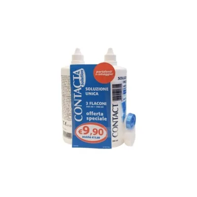 CONTACTA SOLUZIONE 2X360ML+ PORTALENTI