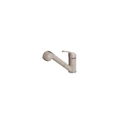 Elleci Miscelatore monocomando con canna girevole e doccetta estraibile VENERE MGKVEN51 finitura G51 avena