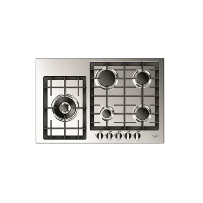 Fulgor Piano cottura a gas QH 765 G WK X finitura acciaio inox da 76 cm