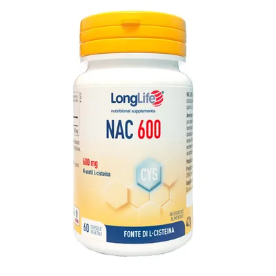 Longlife Nac 60 Cps 500mg