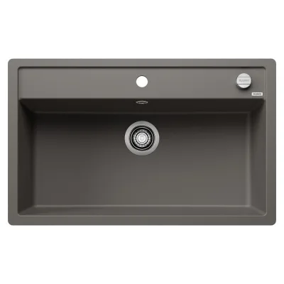 Blanco Lavello una vasca DALAGO 8-F 1527249 finitura grigio vulcano da 80.5x50 cm - Filotop
