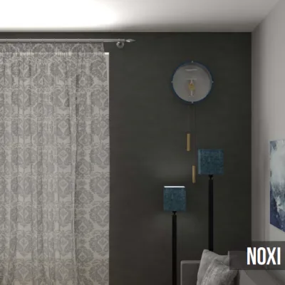 Bastone per tende Noxi Acciaio