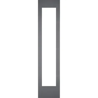 Gaggenau Cornice porta in acciaio inox spazzolato scuro RVA421122L con maniglia