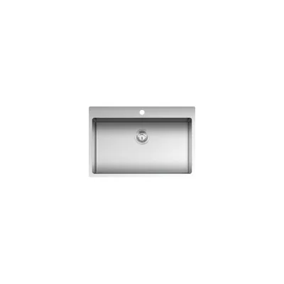 PRONTA CONSEGNA - Barazza Lavello una vasca B_SMART 1LBS81 finitura inox satinato da 76x50.5 cm - IN PROMOZIONE FINO AL 5/09