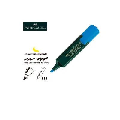 FABER CASTEL CF10EVIDENZIATORE TEXT48 AZZURRO 154851
