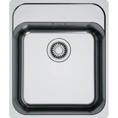 Franke: Lavello una vasca Smart Incasso SRX 210-40 TL 127.0704.666 finitura inox satinato da 43x51 cm