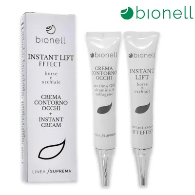 Bionell Kit Instant Lift Effect Crema Contorno Occhi Antirughe Effetto Lifting