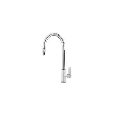 Foster Miscelatore monocomando con canna girevole ed estraibile 8441 030 finitura ottone cromato