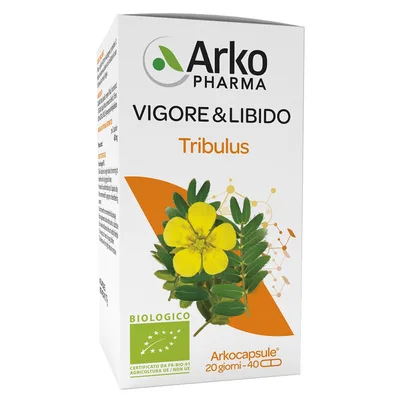 Arkocapsule tribulus vigore&libido biologico 40 capsule
