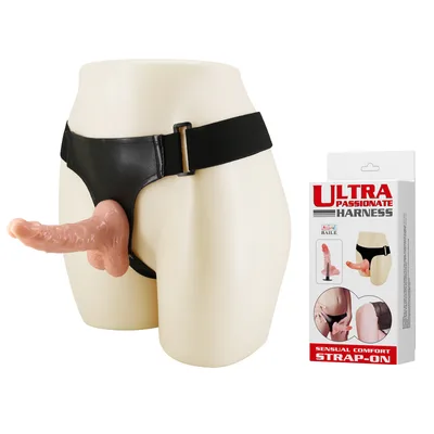 Strap-On Baile Ultra Passionate con Dildo 15 cm e Harness Regolabile