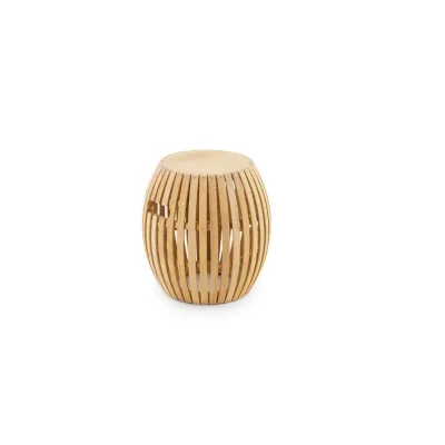 Unopiù Sgabello/tavolino basso SWING con struttura in teak - IN PROMOZIONE FINO AL 6/07