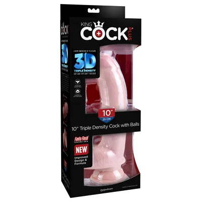 Dildo Realistico Pipedream King Cock Plus 25 cm Triple Density Ventosa