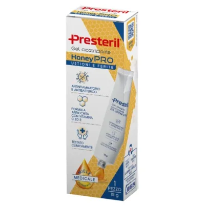 PRESTERIL HONEYPRO GEL CICATRIZZANTE 15G