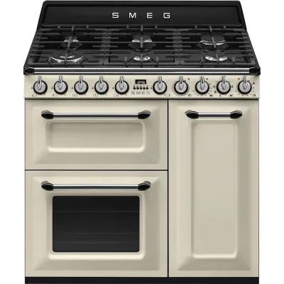 Smeg S Cucina TR93P con tre forni e piano cottura gas finitura panna da 90x60 cm - IN PROMOZIONE FINO AL 6/07