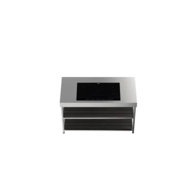Bautek Foster Cucina da esterno a libera installazione QUI 7556 002 in acciaio inox da 150 cm