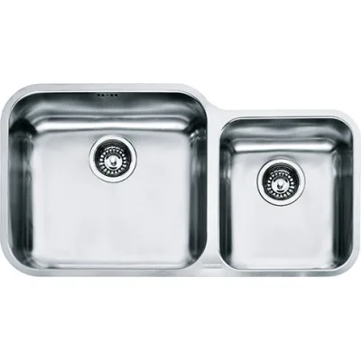 Franke Lavello due vasche Vasche Sottotop GAX 120 122.0021.447 finitura inox satinato da 78x40 cm
