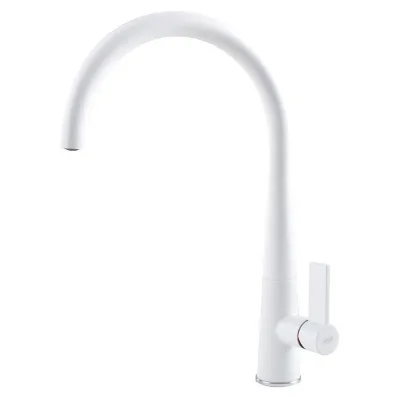 Elleci Miscelatore monocomando con canna girevole ATHENA MGKATH68 finitura G68 bianco