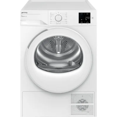 Smeg Asciugatrice slim a libera installazione DRC08EE finitura bianco da 60 cm