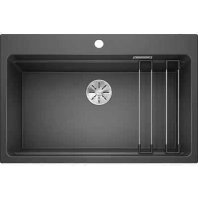 Blanco | Lavello una vasca ETAGON 8 1525187 finitura antracite da 78x51 cm - Sopratop