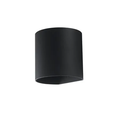 Applique da esterno in alluminio nero, luce a doppia emissione, 2 LED 3.5W, CCT, 11x9.5cm