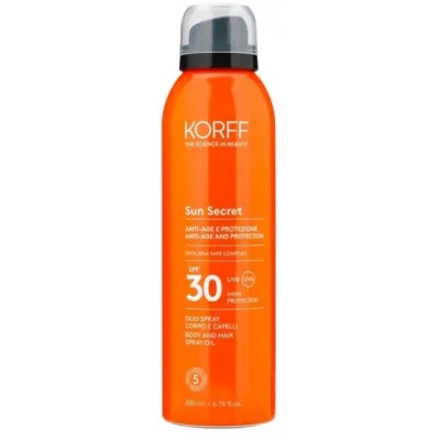 KORFF SUN OLIO SPRAY CORPO E CAPELLI SPF30