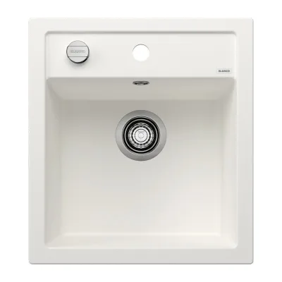 Blanco Lavello una vasca DALAGO 45 1517160 finitura bianco da 46.5x51 cm - Sopratop