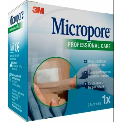 Cerotto in carta 3m micropore surgical tape tan m5x25mm