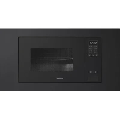 Barazza Microonde da incasso 1MOXEN finitura acciaio inox nero opaco / vetro nero da 75 cm - IN PROMOZIONE FINO AL 6/07