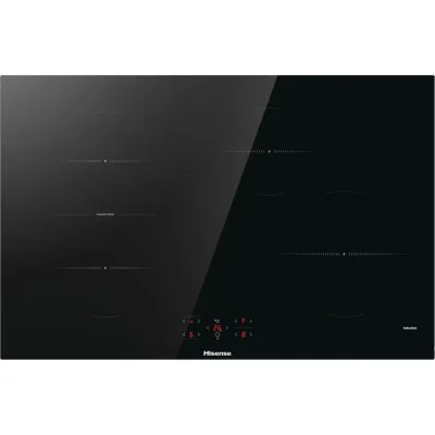 Hisense Piano cottura a induzione HI842SC in vetroceramica nero da 80 cm