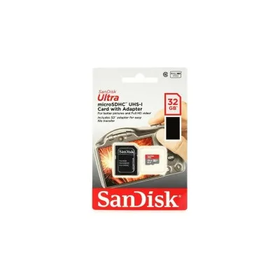 Scheda Memoria Sandisk Ultra Micro SDHC 32 GB UHS-I U1 A1 Classe 10 120 MB/s SDSQUA4-032G-GN6MA