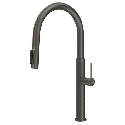 Gessi Miscelatore monocomando Meccanica 60824 707 finitura Black Metal Brushed PVD