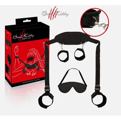 Bondage set Bad Kitty collo polsi piedi Neck / Hand / Ankle Restraint