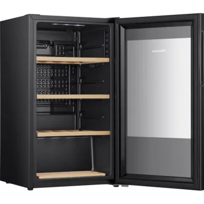 PRONTA CONSEGNA - Hisense: Cantina vino a libera installazione RW12D4NWG0 finitura nero da 48 cm