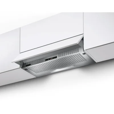 Faber Cappa da incasso 152 SRM LG/X A90 315.0547.805 finitura grigio chiaro con griglia acciaio da 90 cm