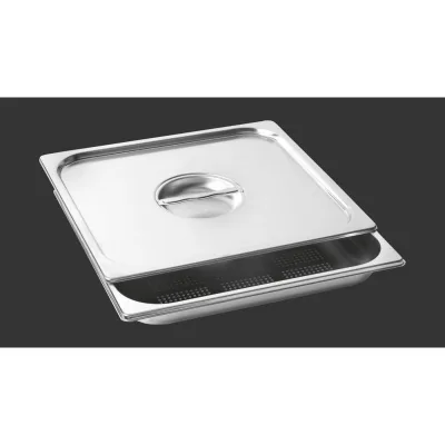 Fulgor Vassoio STEAM POT WITH COVER in acciaio inox