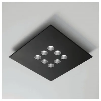 Minitallux Plafoniera a LED Confort 8Q in diverse finiture by Icone Luce