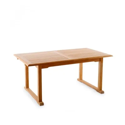 Unopiù Tavolo allungabile CHELSEA in legno teak da 165(225)x90 cm