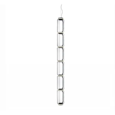 Flos Lampada a sospensione Noctambule Suspension 6 Low Cylinder finitura nero