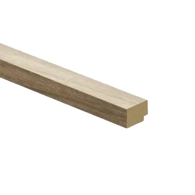 Profilo di chiusura destra in duropolimero rovere sbiancato 31x21x2800mm