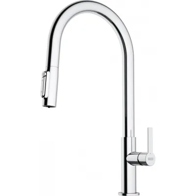 Franke: Miscelatore monocomando a tripla via Maris Slim Clear Water Doccia 120.0730.870 finitura cromato