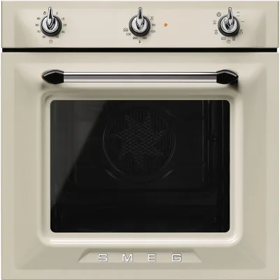 PRONTA CONSEGNA - Smeg S Forno termoventilato SF6905P1 finitura panna da 60 cm