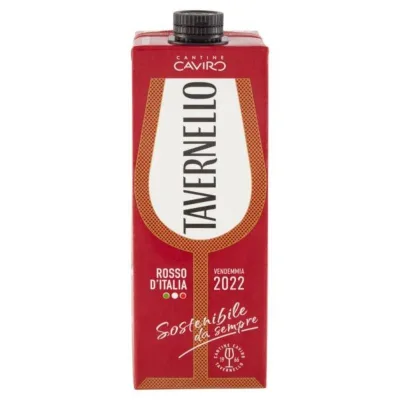 Tavernello vino rosso brik 1 l