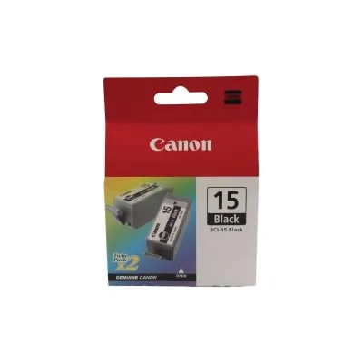 CARTUCCIA ORIGINALE CANON i70 i80 Black BCI-15BK BCI 15BK 8190A002 BIPACK