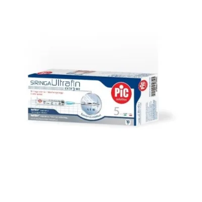 PIC SIRINGA ULTRAFIN 5ML G23 1/4 10PZ