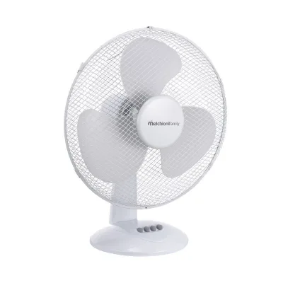 Ventilatore da Tavolo Melchioni 40cm Silenzioso 3 Velocità Casa Ufficio