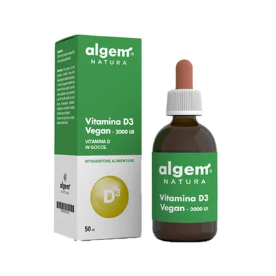 Algem Natura Vitamina D3 Gocce 2000 Ui 50ml