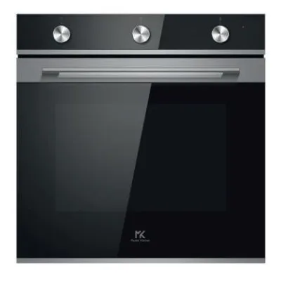 Master Kitchen Forno multifunzione da incasso MKO 802-ED MS BK finitura vetro nero da 60 cm