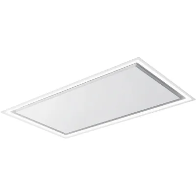 Faber Cappa a soffitto HEAVEN PEARL WHITE A90 350.0731.514 finitura bianco opaco da 90 cm
